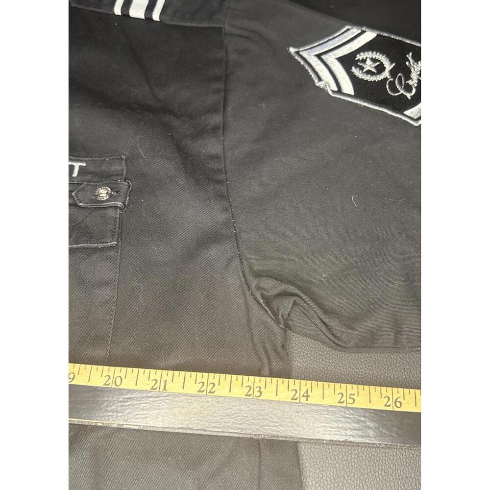 REGAL MILITARY COMBAT FORCE SHIRT Black PATCHES SIZE XL  SHORT SLEEVE - Picture 7 of 11